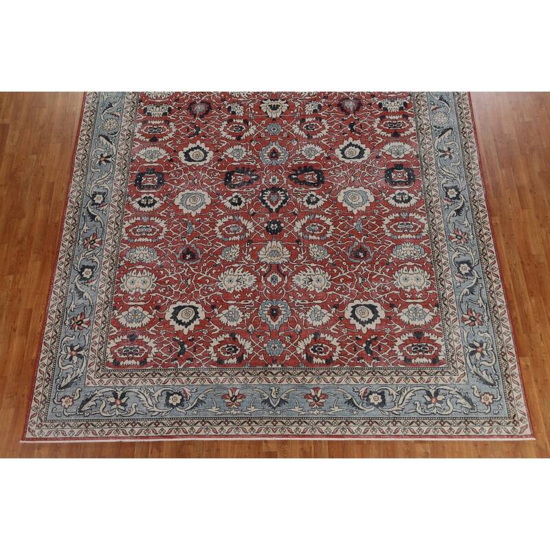 Floral Sultanabad Ziegler Turkish Oriental Wool Area Rug Hand-knotted - 9'9" x 13'0"