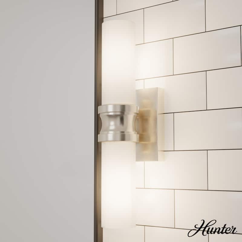 Hunter Lenlock Vanity Wall Light - Art Deco, Damp Rated