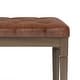 preview thumbnail 37 of 78, WYNDENHALL Hopewell 48 inch Wide Traditional Rectangle Ottoman Bench