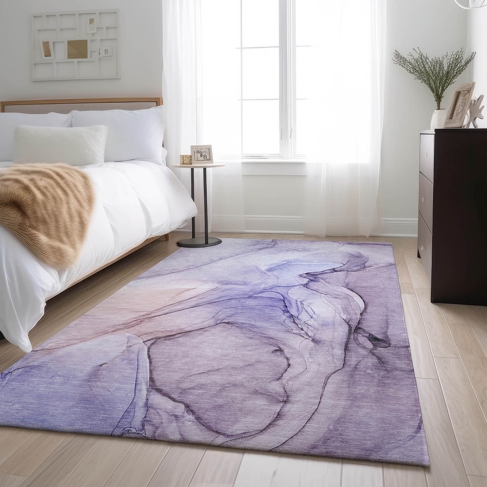 Premium Washable Super Soft Abstract Contemporary Mayfield Rug