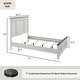 preview thumbnail 14 of 36, Roundhill Furniture Clelane Wood Bedroom Set with Bed, Dresser, Mirror, and Nightstand