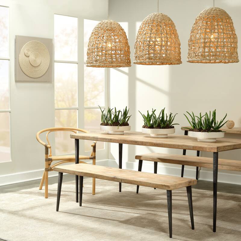 Jamie Young Farmhouse Wood Dining Table