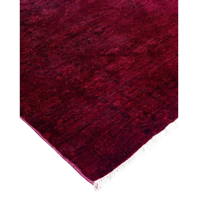 Vibrance One-of-a-Kind Hand-Knotted Area Rug - Red, 7' 7" x 9' 10" - 7' 7" x 9' 10"