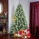 preview thumbnail 1 of 16, 5-9FT Artificial Christmas Tree with Pine Cones & Metal Stand