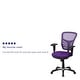 preview thumbnail 157 of 164, Nicholas Mid-Back Blue Mesh Multifunction Executive Swivel Ergonomic Office Chair with Adjustable Arms