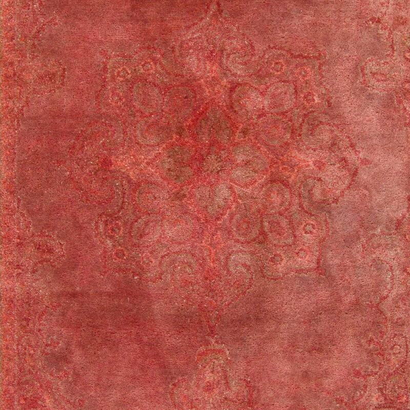 Hand-Tufted Linhope Oriental Wool Area Rug