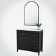 preview thumbnail 3 of 9, Bathroom Vanity with Top Sink Freestanding Vanity Set with Mirror Cabinet