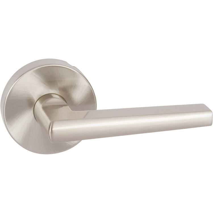 Delaney Contemporary Collection Vida Series Dummy Door Lever - Satin Nickel