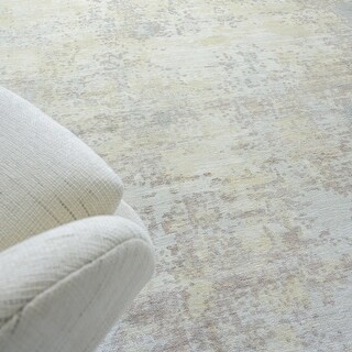 EXQUISITE RUGS Murano Hand-loomed Wool/Bamboo Silk Nutshell Area Rug ...