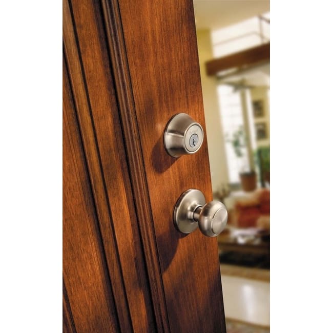 Kwikset One Sided Deadbolt with Back Plate from the 660 Series