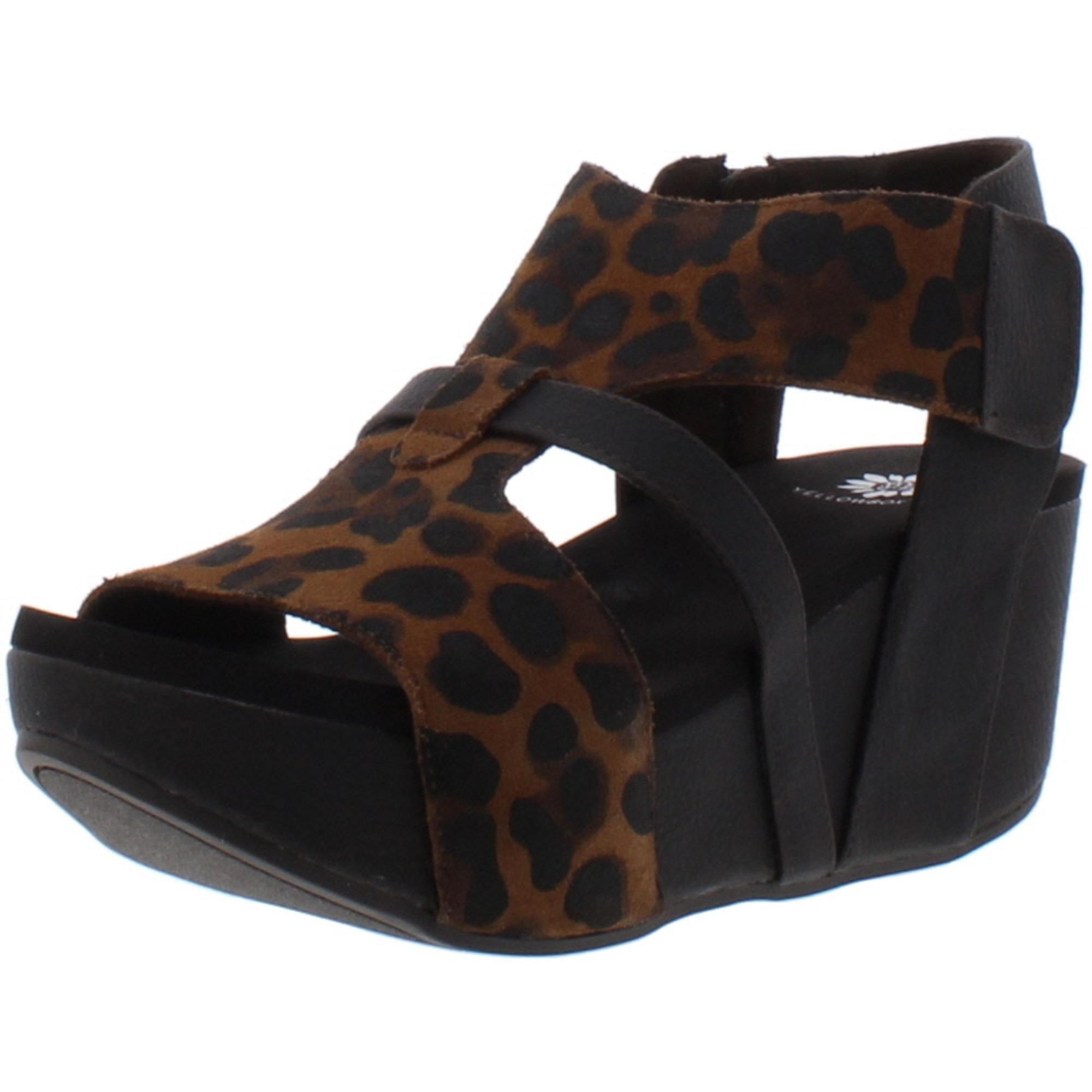 animal print platforms