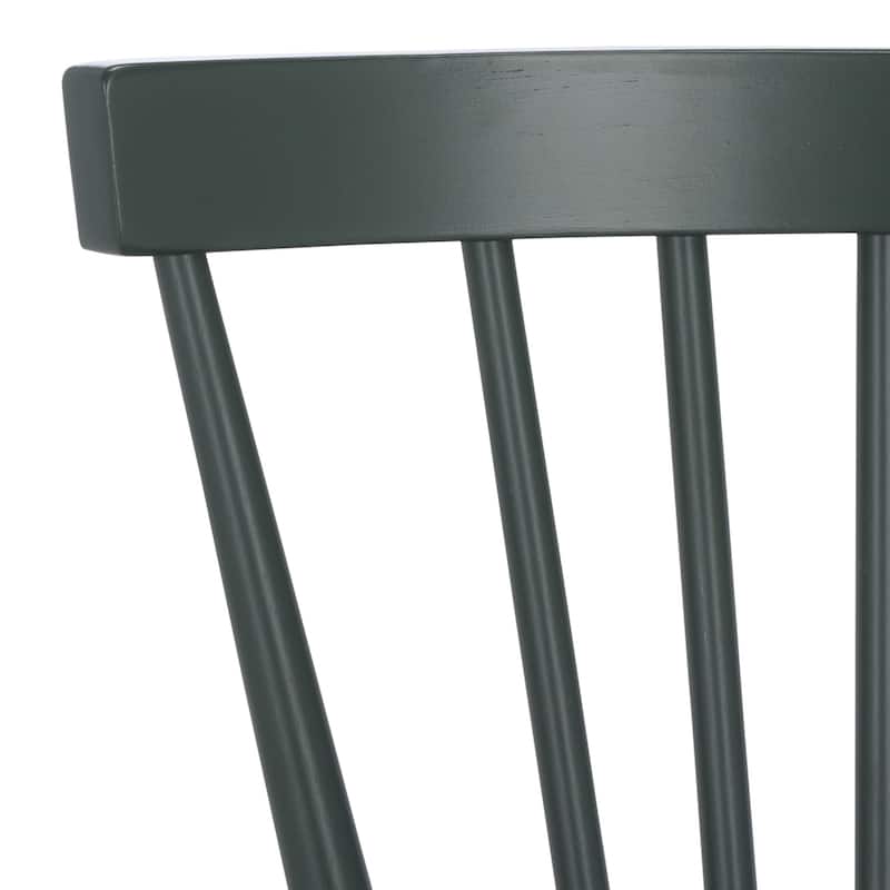 SAFAVIEH Signa Spindle Farmhouse Dining Chair (Set of 2) - 20" W x 20" D x 33" H - 20"W x 20"D x 33"H