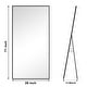 preview thumbnail 69 of 75, Modern Full Length Floor Mirror Freestanding Mirror