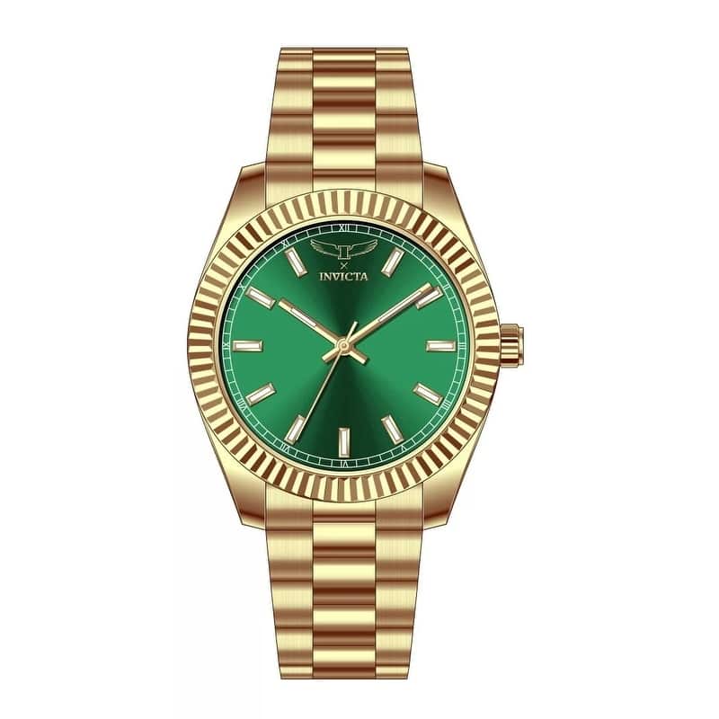 Invicta Men's 69008 Specialty Quartz PC21S Copper Dial Watch - Green