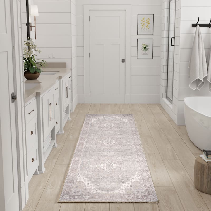 Nourison Vintage Washables Indoor only Persian Area Rug