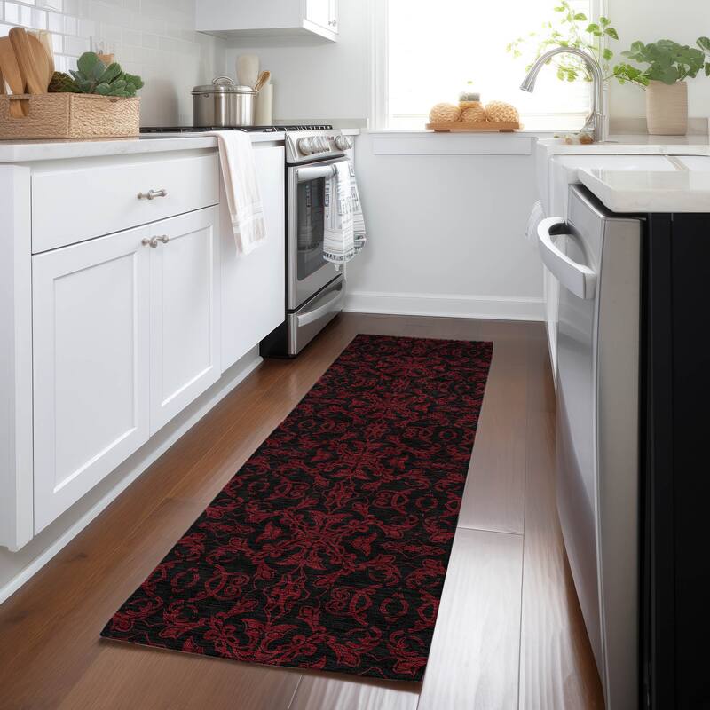 Machine Washable Indoor/ Outdoor Chantille Traditional Medallions Rug