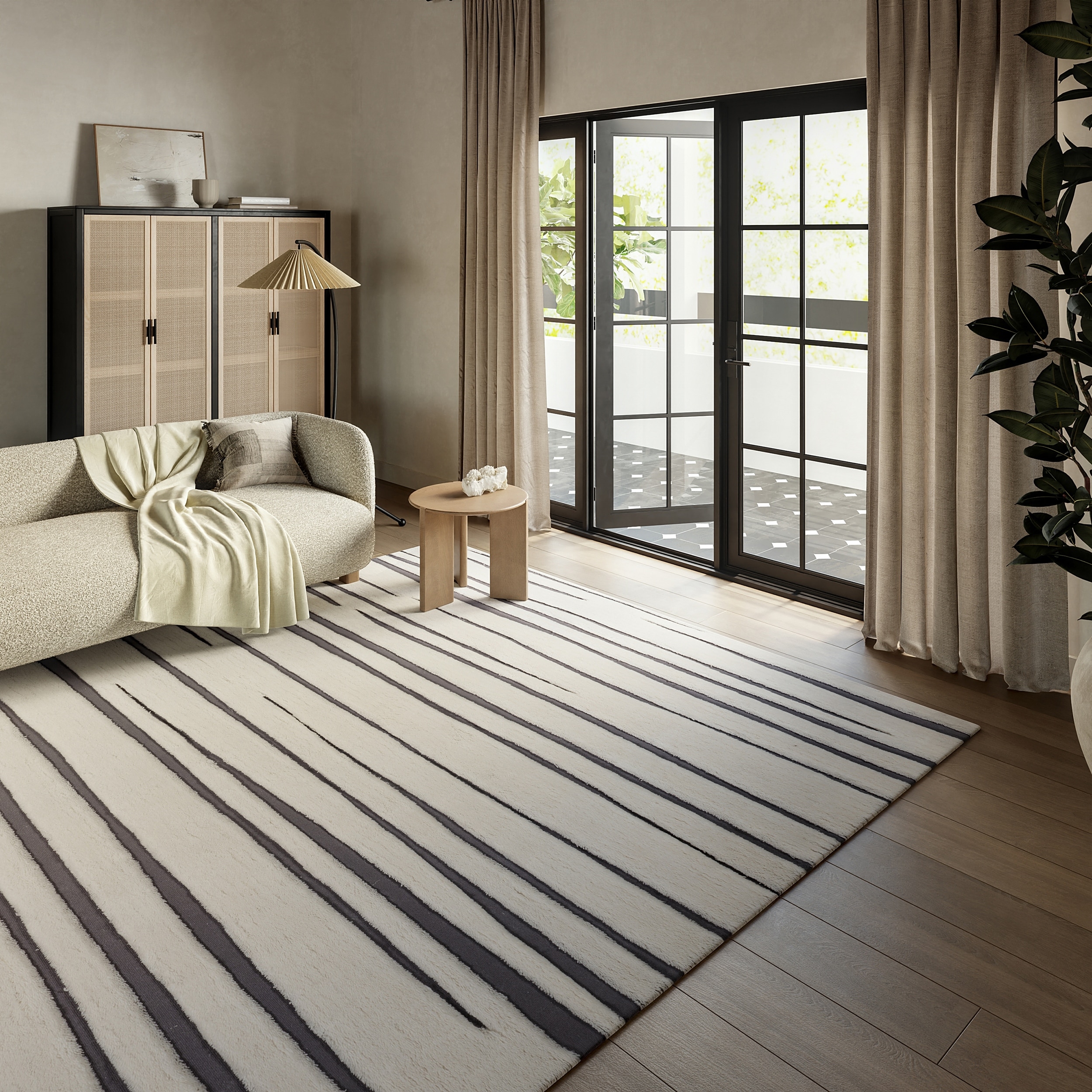 Nuloom Studio Striped New Zealand Wool Area Rug