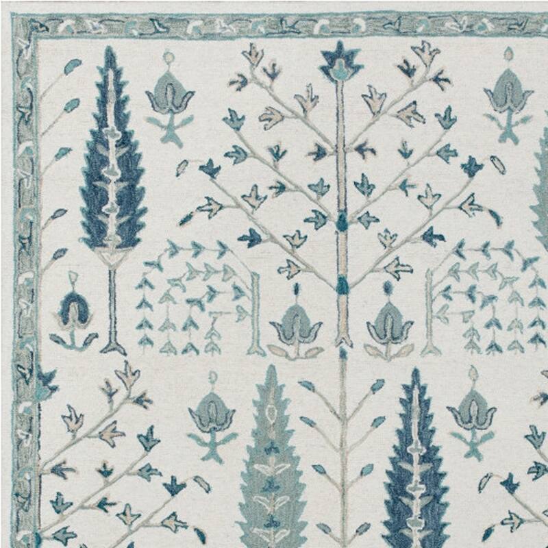 Dahoy Hand Tufted Floral Traditional Area Rug By HomeRoots