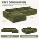 preview thumbnail 62 of 61, 116 Inch Fully Compressed Sofa with High Density Foam