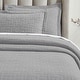 preview thumbnail 7 of 29, Superior Madrid 100% Cotton Matelassé Bedspread & Sham Set – Lightweight Quilt Coverlet, Raised Geometric Pattern, All‑Season Grey - California King