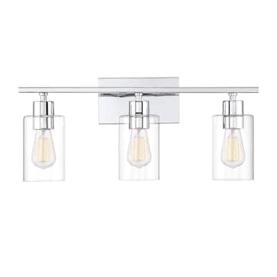 Savoy House Lambert 3 Light 22" Wide Bathroom Vanity Light with Glass