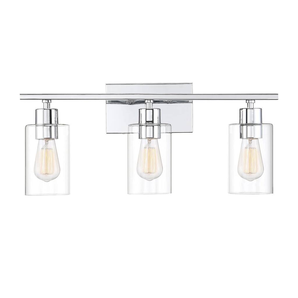 Savoy House Lambert 3 Light 22" Wide Bathroom Vanity Light with Glass