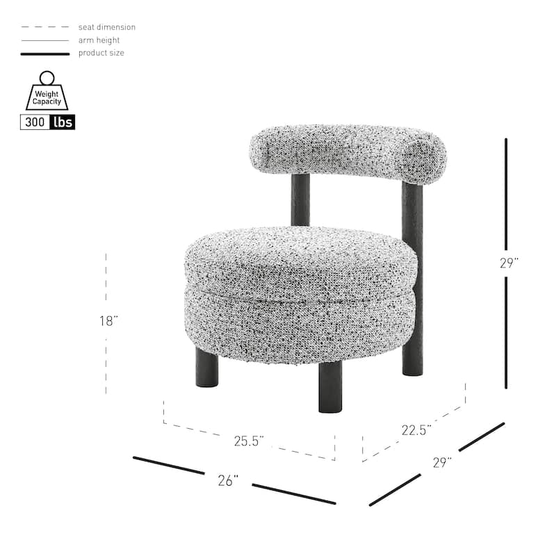 NPD Furniture Esther Boucle Accent Chair