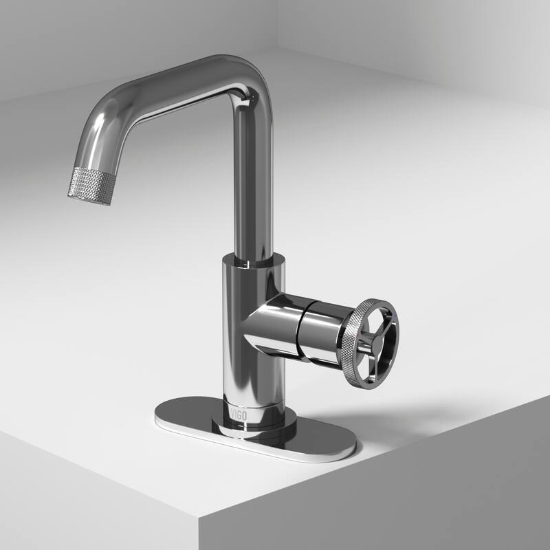 VIGO Cass 9" H Single Handle Single Hole Bathroom Faucet