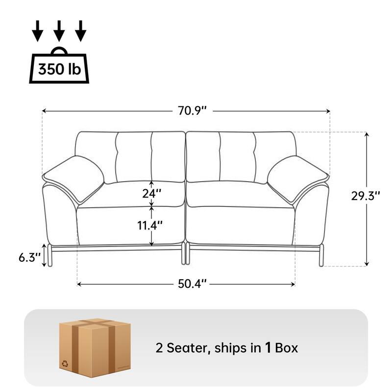 Upholstered Modular Sectional Sofa