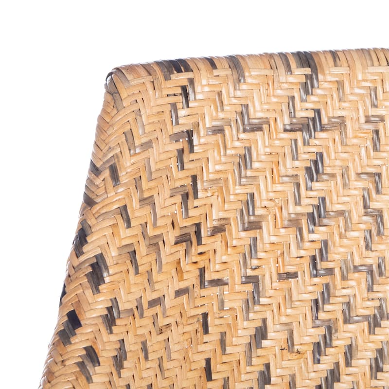 SAFAVIEH Saveta Honey Arm Chair - 23" x 22.5" x 34" - 23Wx23Dx34H