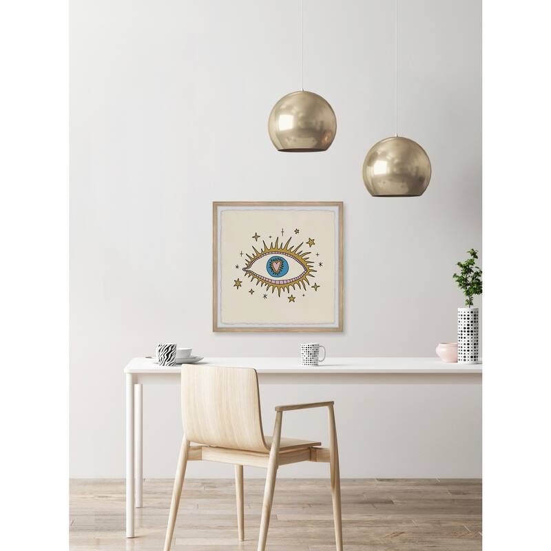 Burning Heart Framed Wall Art, Elegant Home Touch - Sophisticated Artwork for Refined Décor