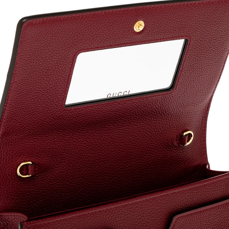 Gucci Bi-Color GG Marmont Wallet on Chain