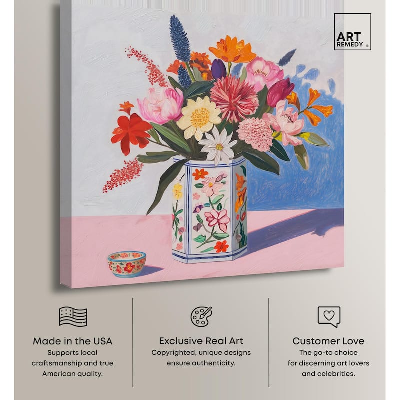 Spring's Riot Canvas by Art Remedy, Gallery Wrapped
