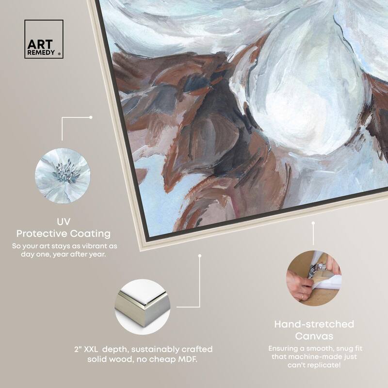 Delicate Blooms II Canvas by Art Remedy