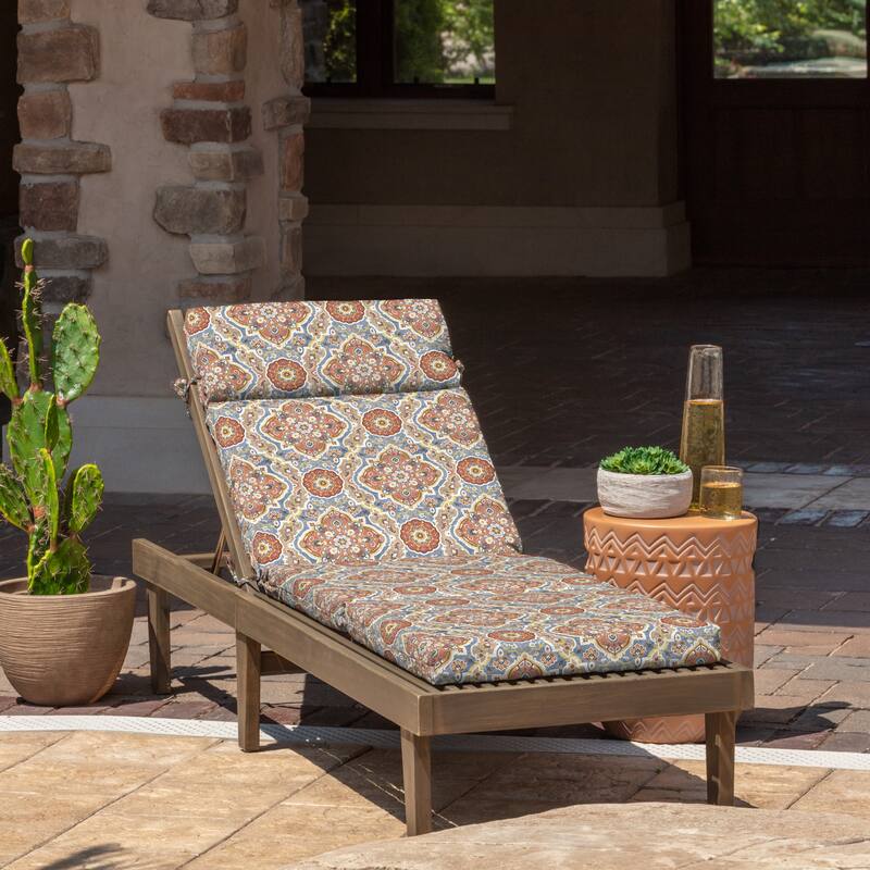 ARDEN 72 x 21 in Outdoor Chaise Lounge Cushion