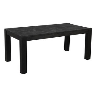 72" Dark Gray Rectangular Solid Wood Dining Table - Bed Bath & Beyond ...