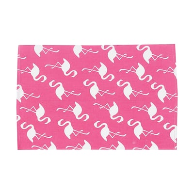 Beachy Flamingo Cotton Placemat Set of 6 - Set of 6