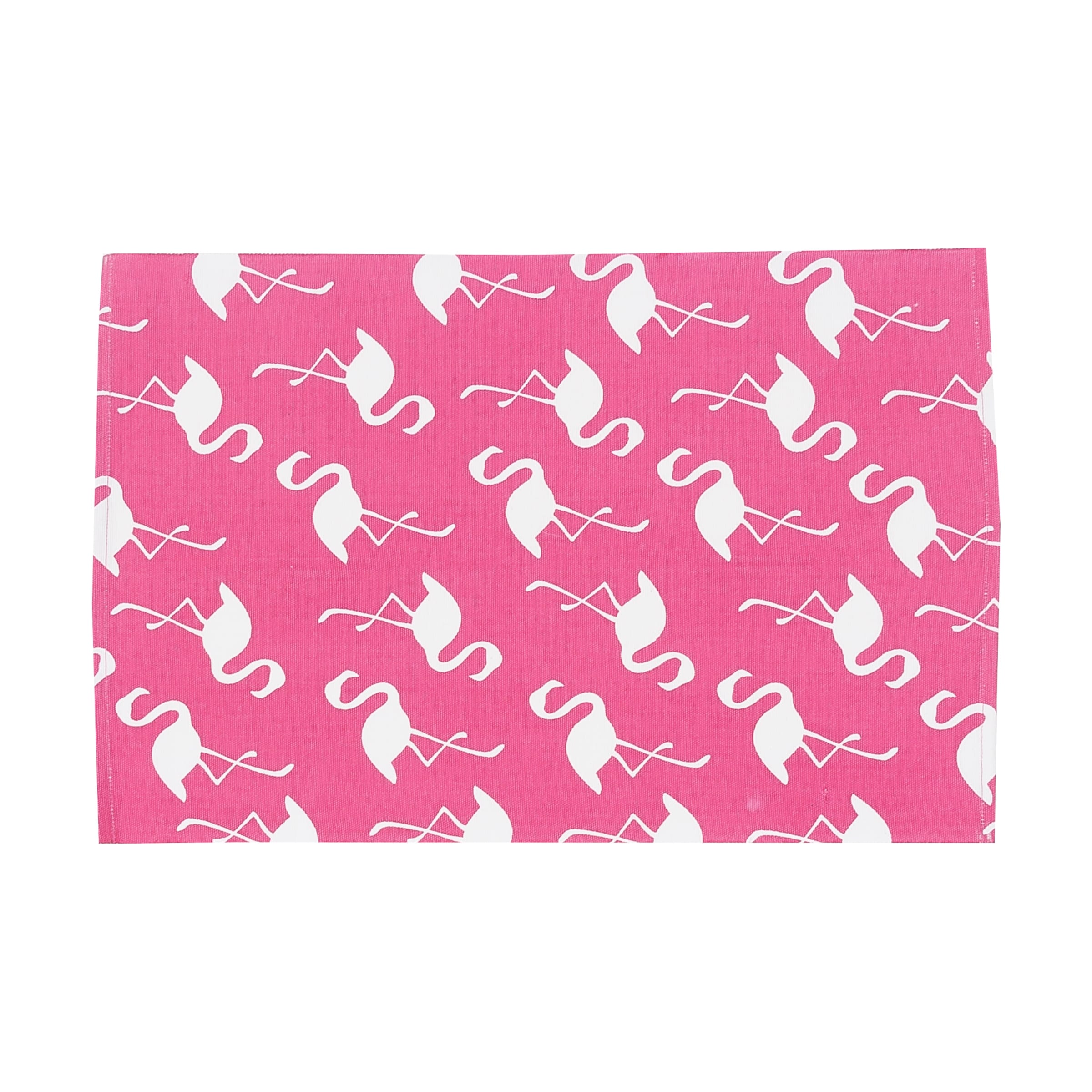 Beachy Flamingo Cotton Placemat Set of 6 - Set of 6