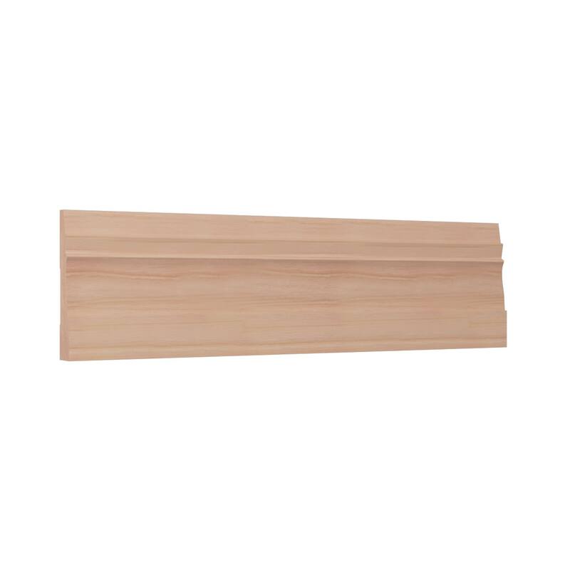 WM631 9/16-in D x 3-1/4-in W x 96-in L Americraft Solid Hardwood Stain Grade Colonial Base Moulding
