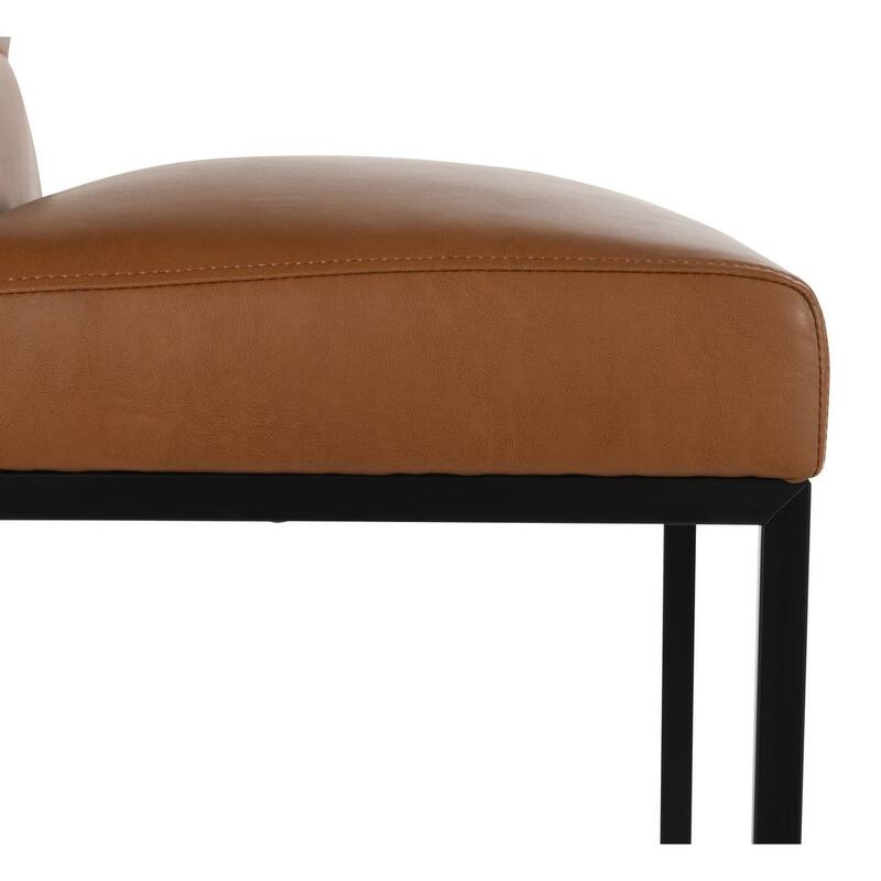 Seville Counter Stool 26" Brown by Kosas Home
