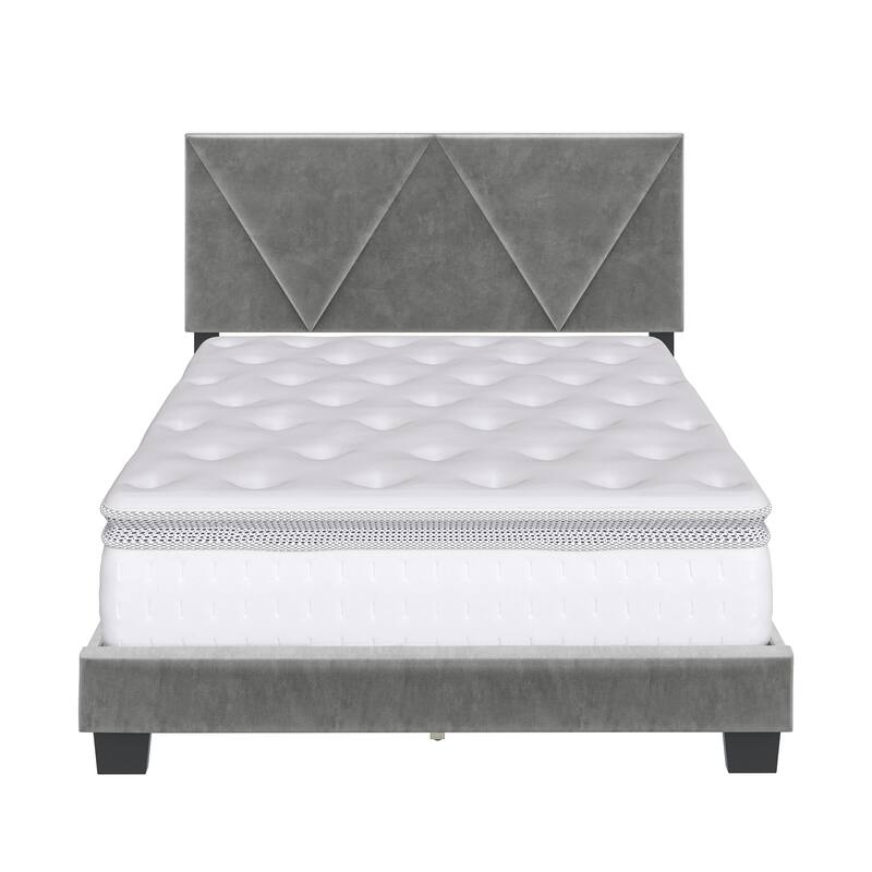Boyd Sleep Vector Velour Platform Bed