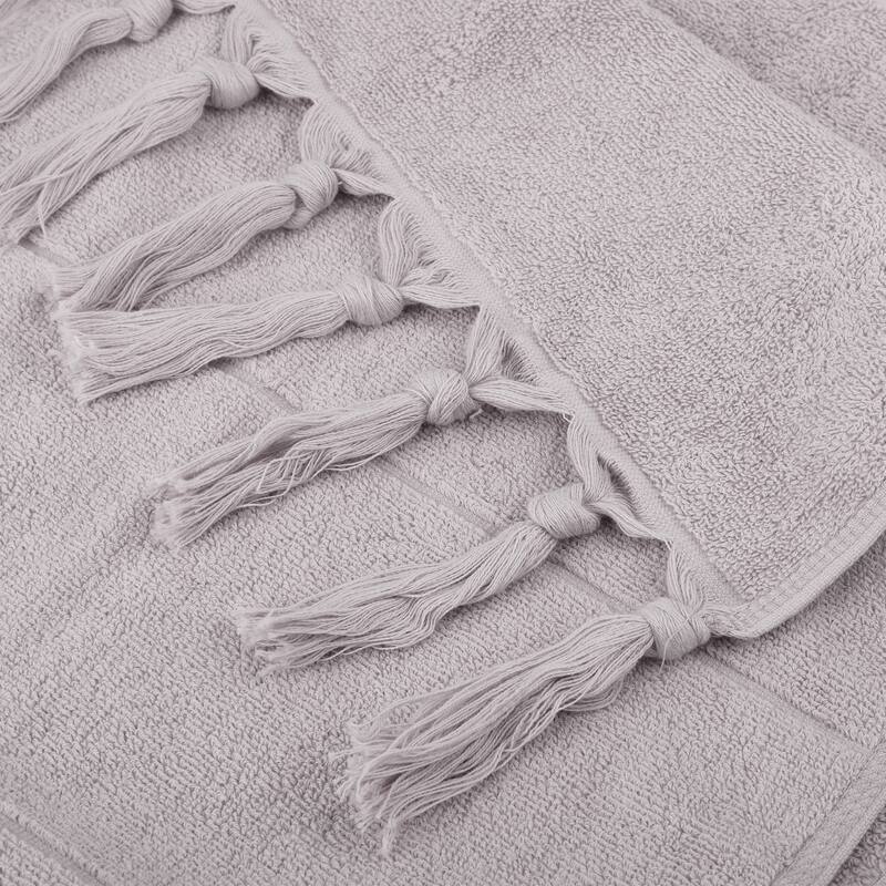 Decorative Turkish Hand Towels Set of 2, Cotton Absorbent Soft Bath Towel Set for Bathroom, Kitchen, Face, Yoga, Gym - 14" x 30"