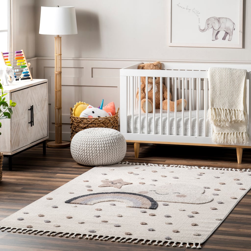 Nuloom Catlin Sweet Dreams High/Low Kids Area Rug