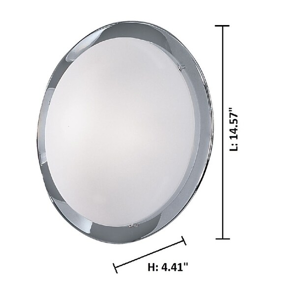 Satin chrome ceiling light on sale