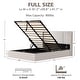 preview thumbnail 44 of 87, Modern Minimalist Upholstered Storage Bed with Lift-Up Platform