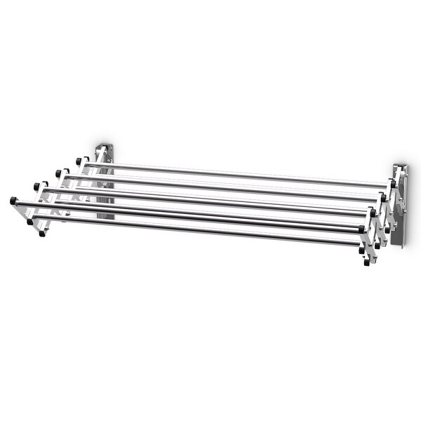 Stainless Wall Mounted Expandable Clothes Drying Towel Rack