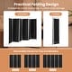preview thumbnail 2 of 6, 6 Panel Privacy Room Divider Folding Screen with Steel Support Base