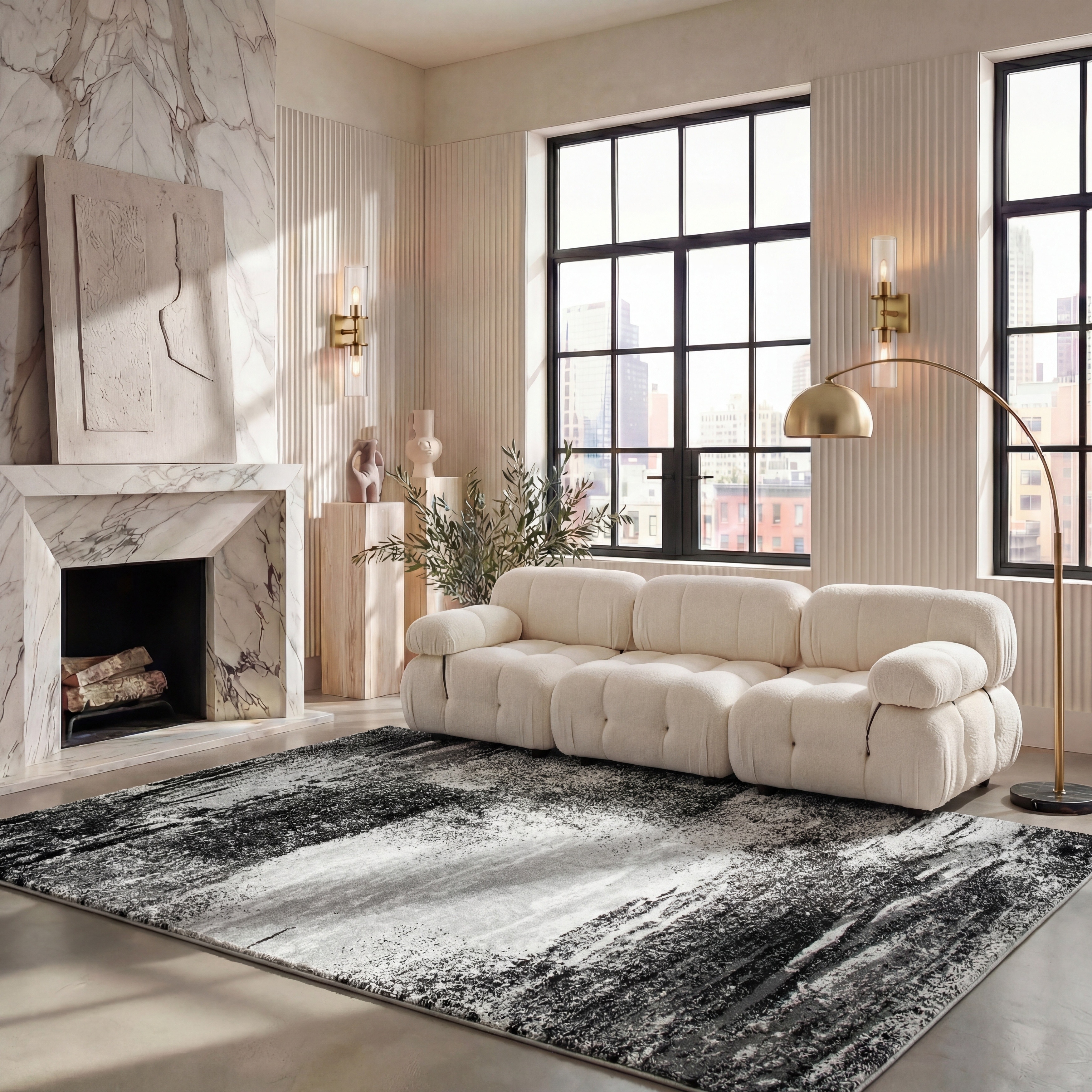 ACME Furniture RUG 60cm×60cm 美品 SAFAVIEH,-Adirondack-Allegonda