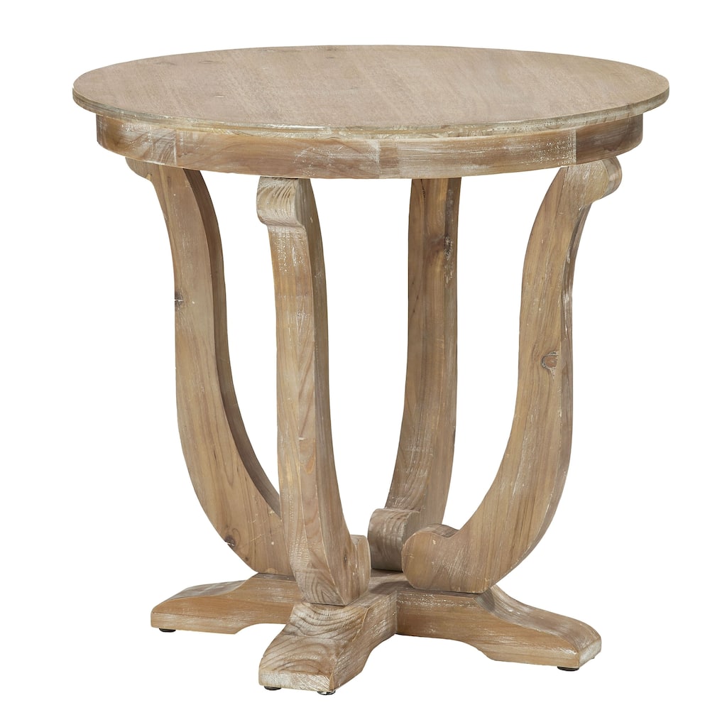 Tinley Fir Wood End Table, Natural