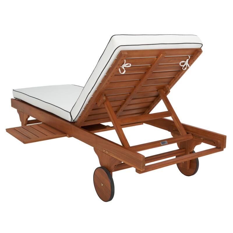 SAFAVIEH Iyanna Lounge Chair - 25 In. W x 80 In. D x 17-42 In. H - 25"W x 80"D x 17-42"H